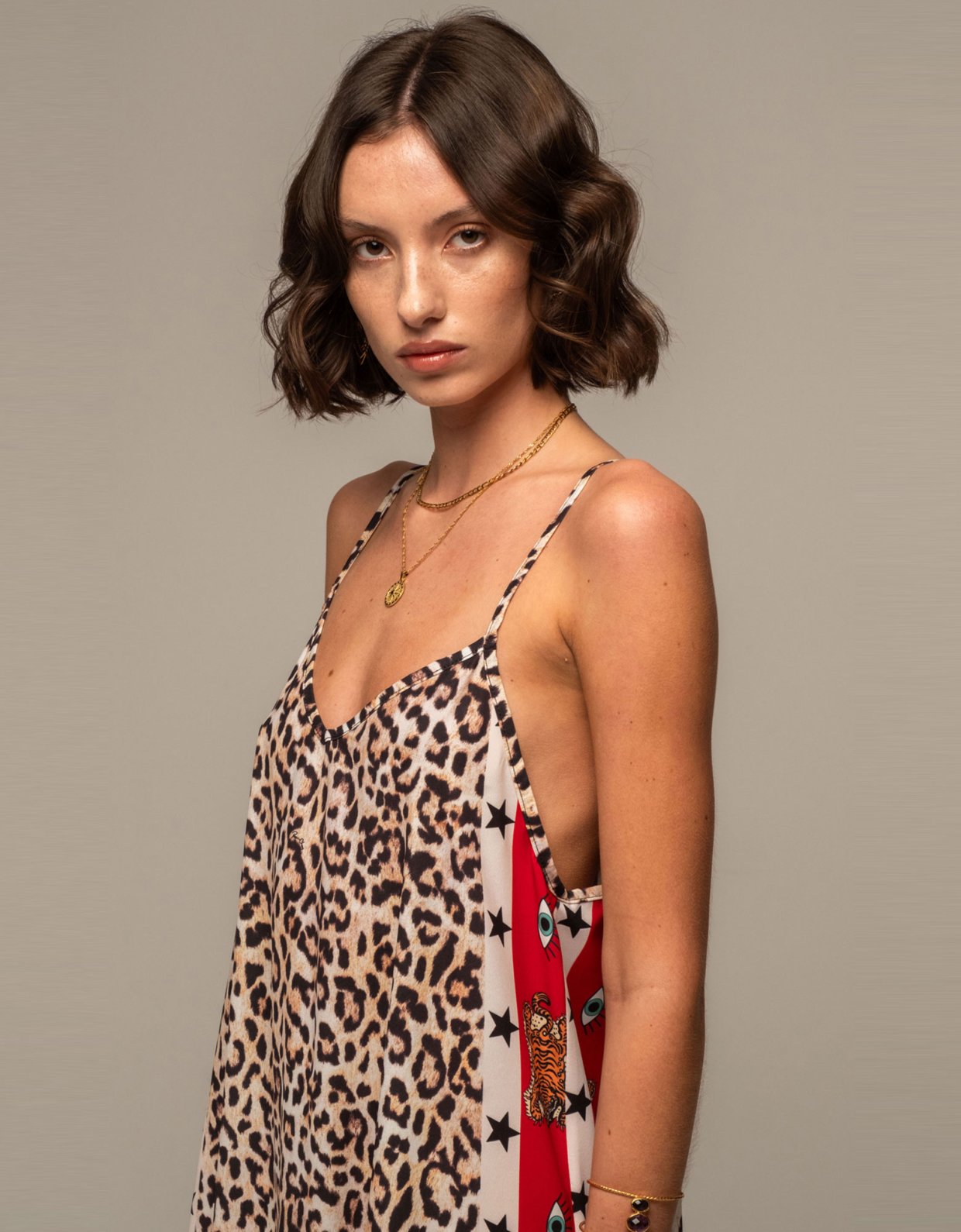 Peace and Chaos Menagerie dress