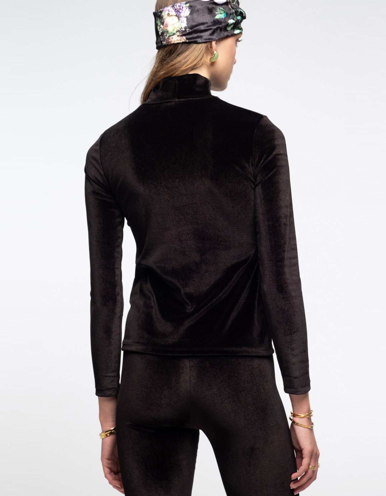 Peace and Chaos Midnight top velvet
