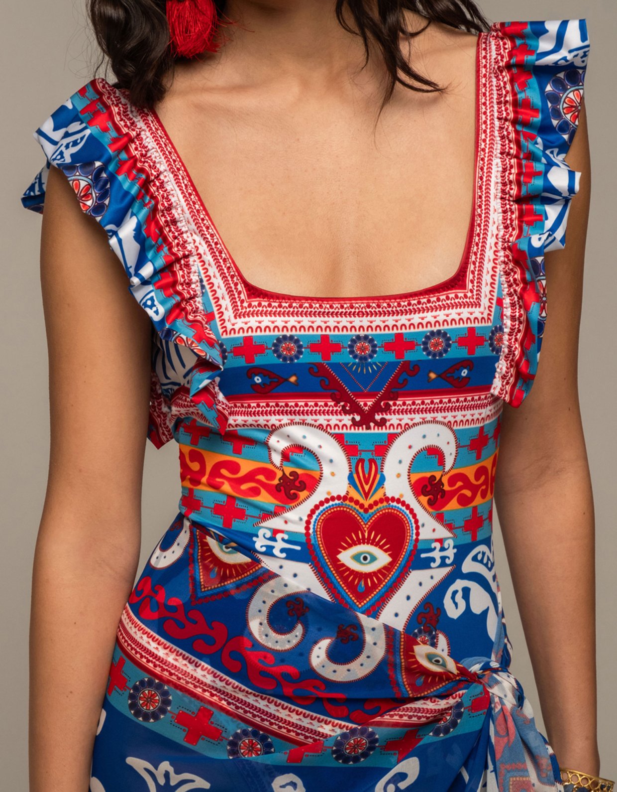 Peace and Chaos Milagros swimsuit