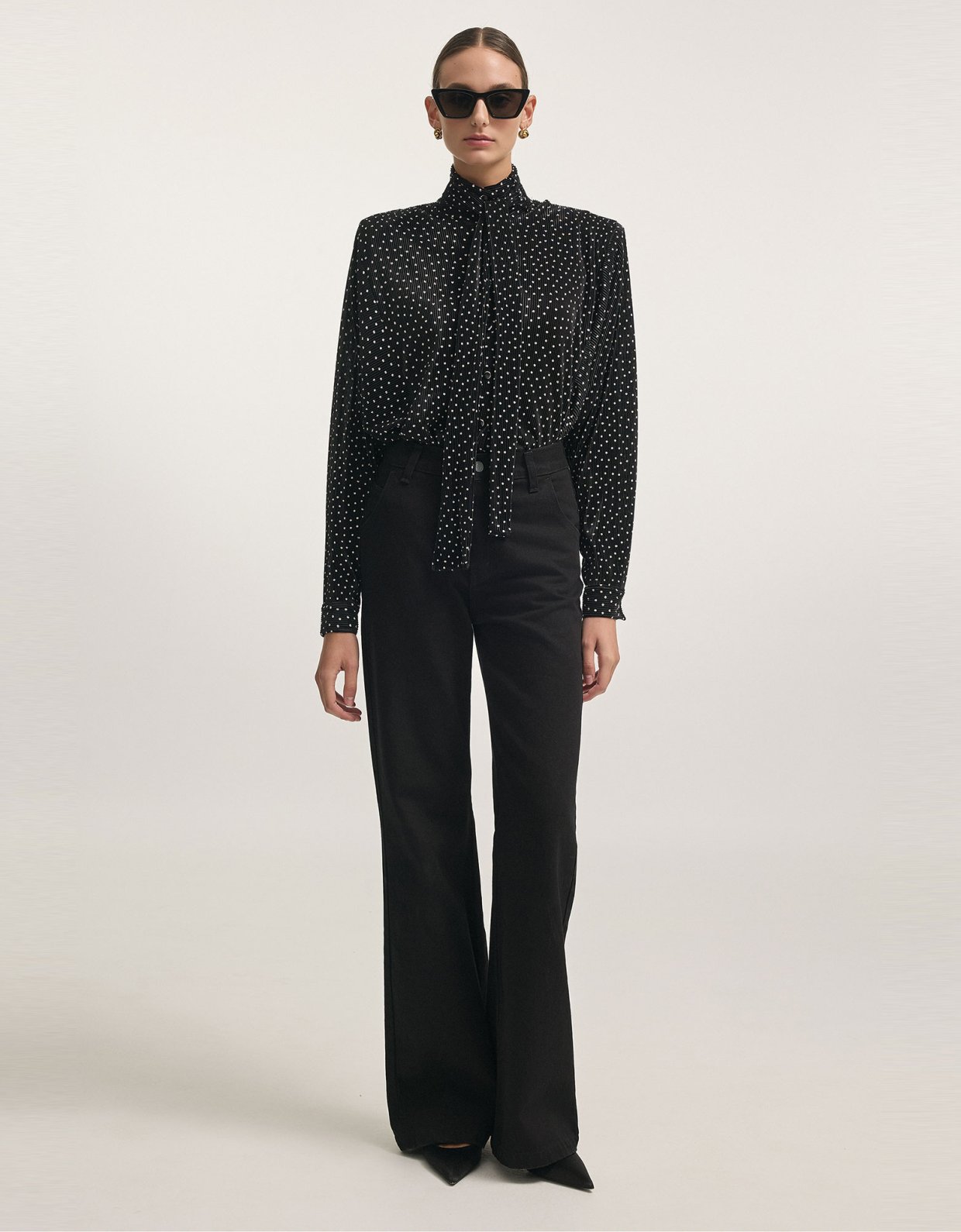 Nadia Rapti Milan shirt black