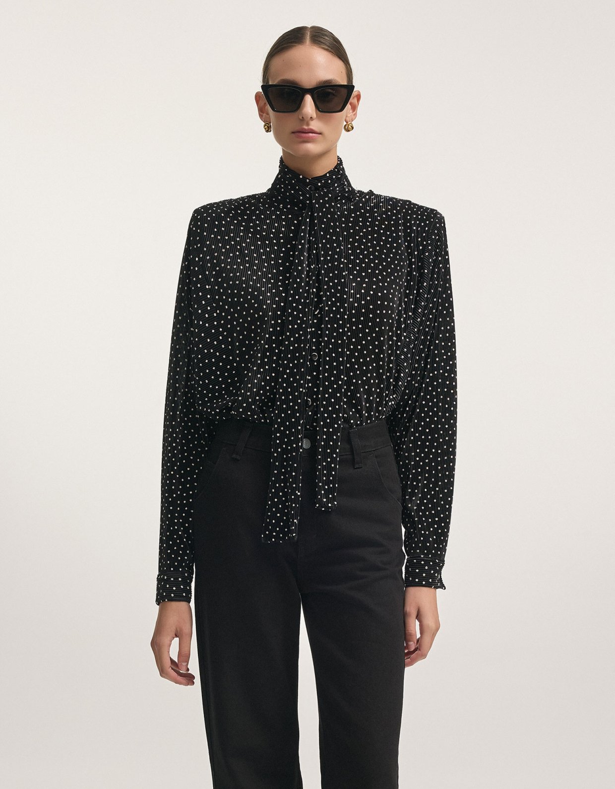 Nadia Rapti Milan shirt black