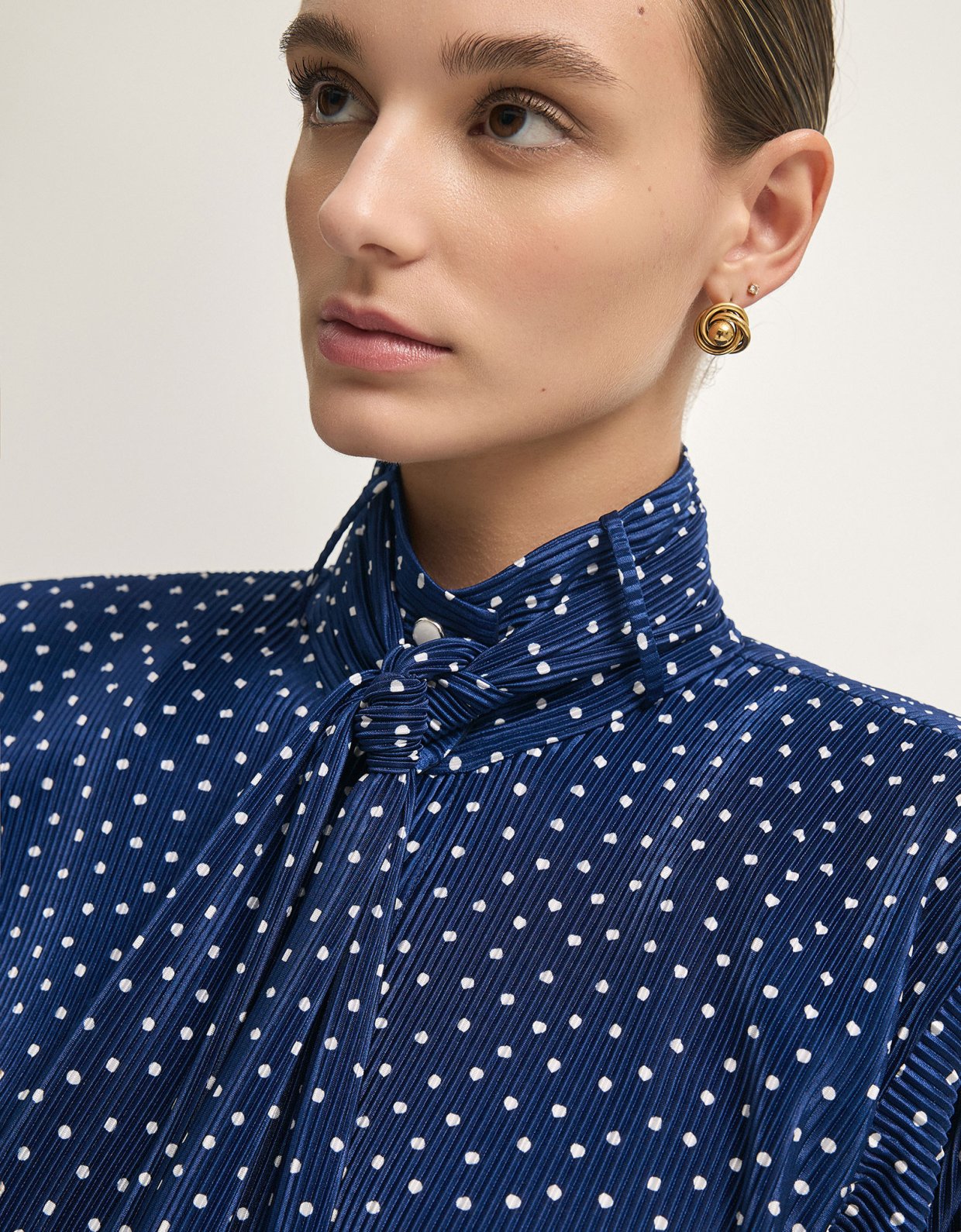 Nadia Rapti Milan shirt blue