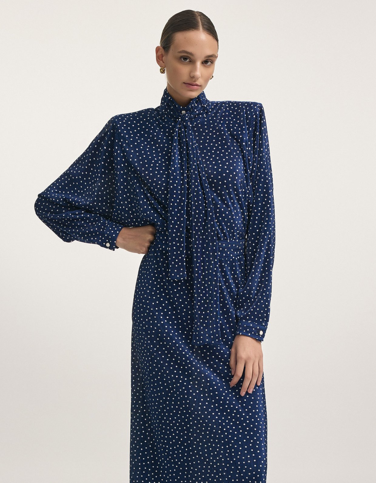 Nadia Rapti Milan shirt blue