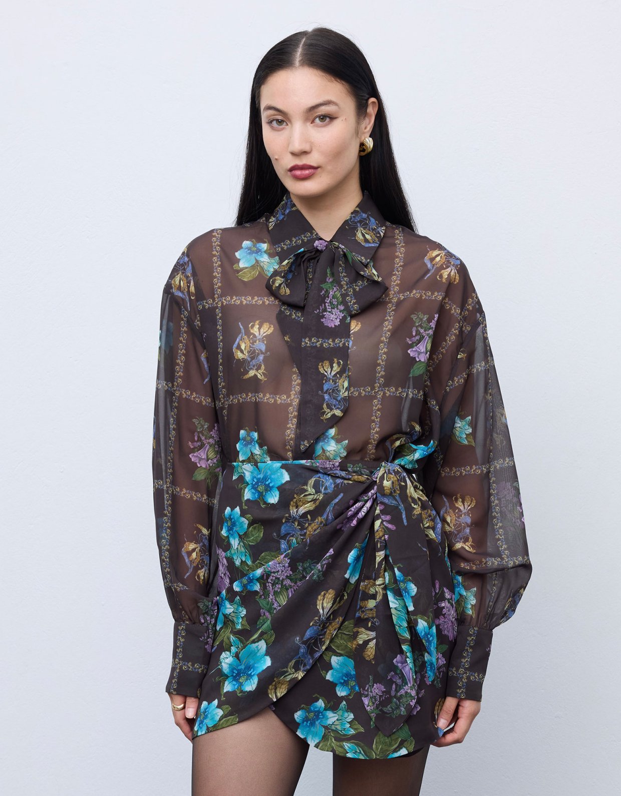 Ciel Concept Mocha blossom shirt