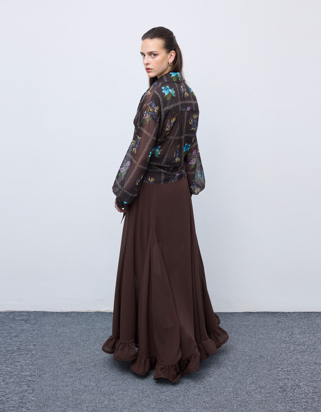 Ciel Concept Mocha blossom shirt