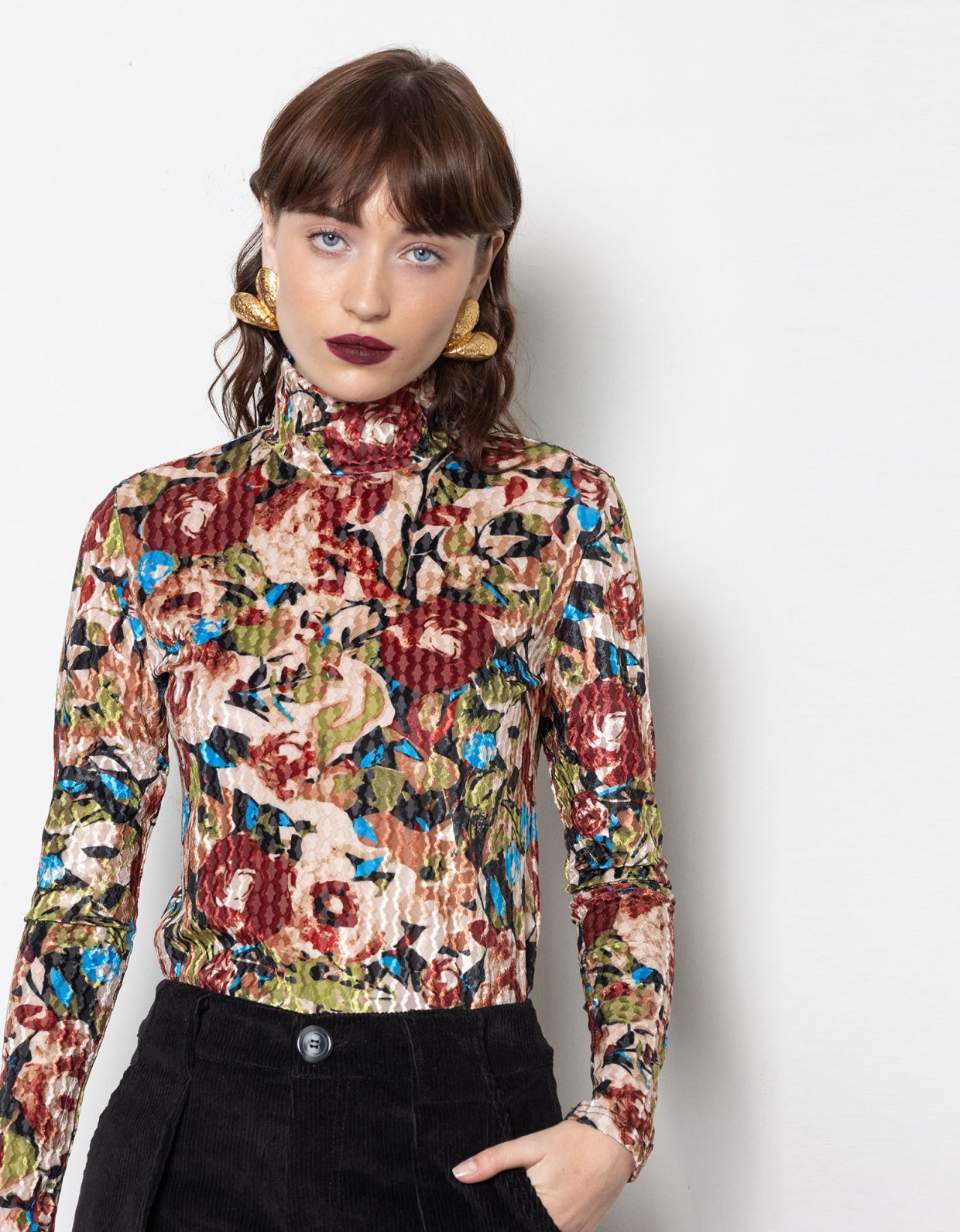 Mallory the label Montana floral top