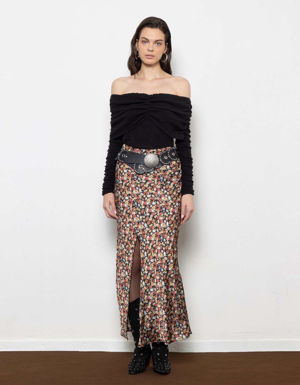 Mallory the label Moonlit skirt floral