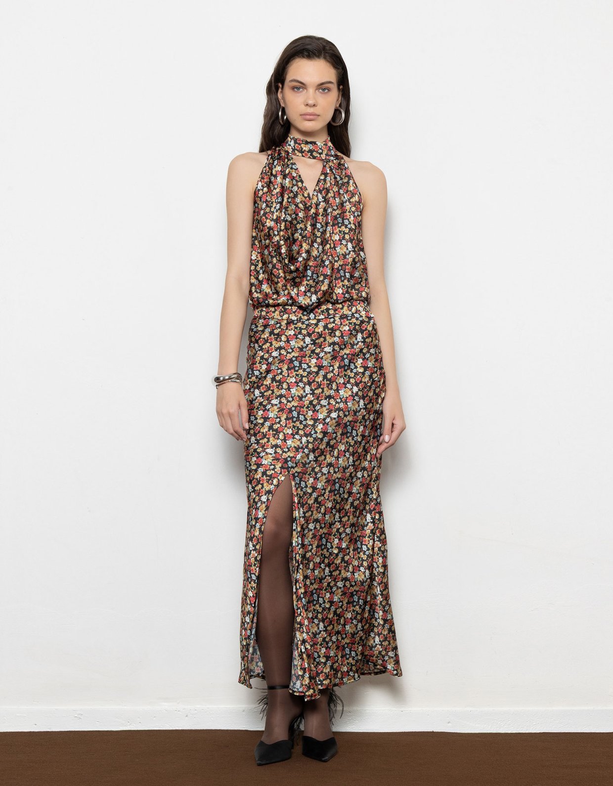 Mallory the label Moonlit skirt floral