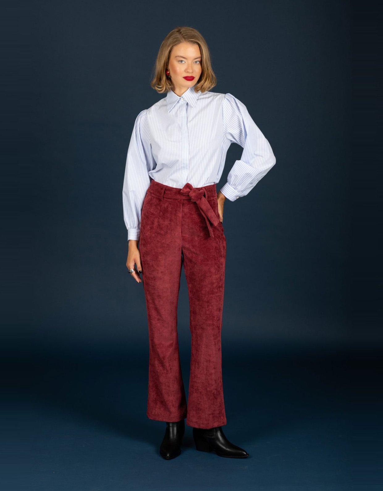 Chaton Morris pants bordeaux