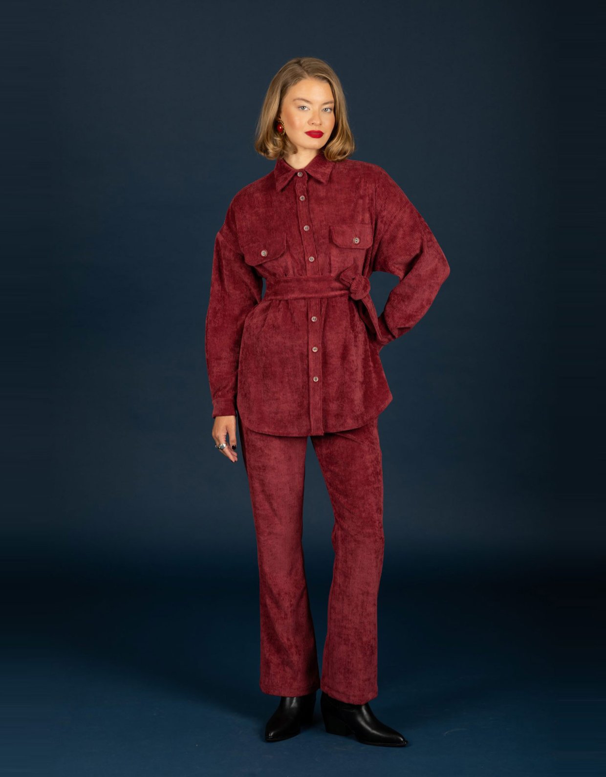 Chaton Morris pants bordeaux