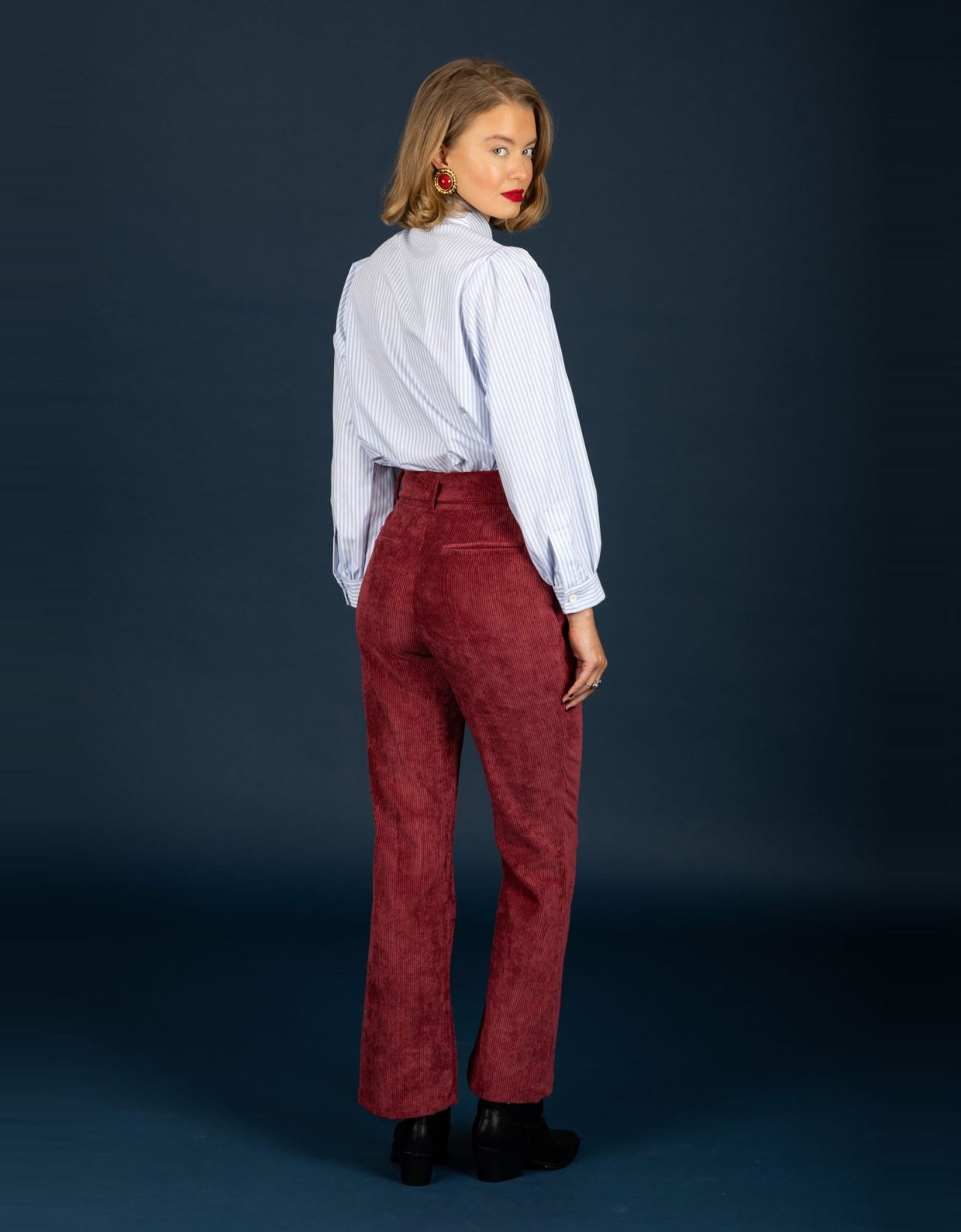Chaton Morris pants bordeaux