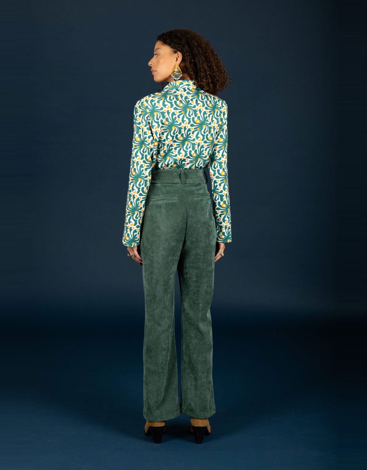Chaton Morris pants forest