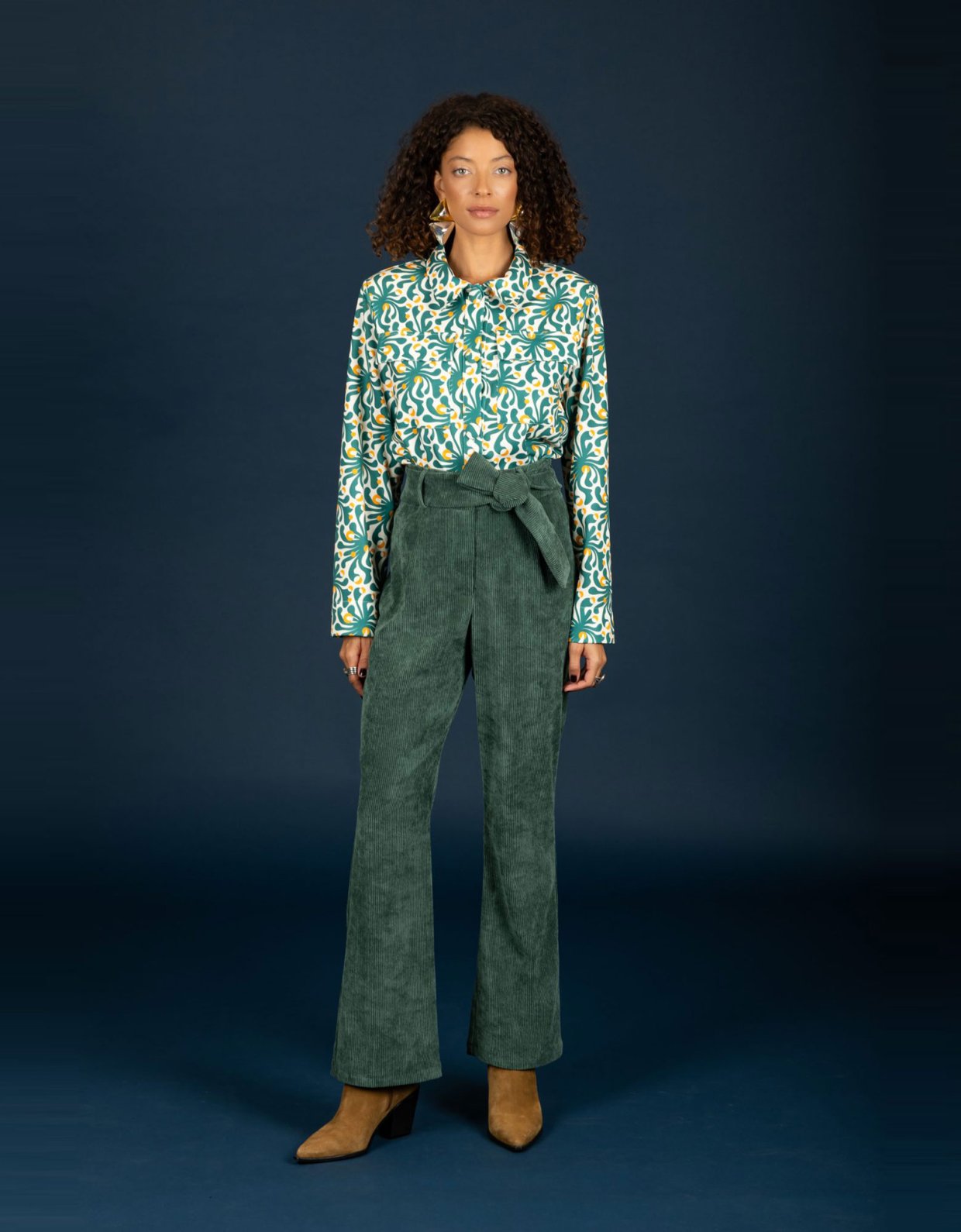 Chaton Morris pants forest