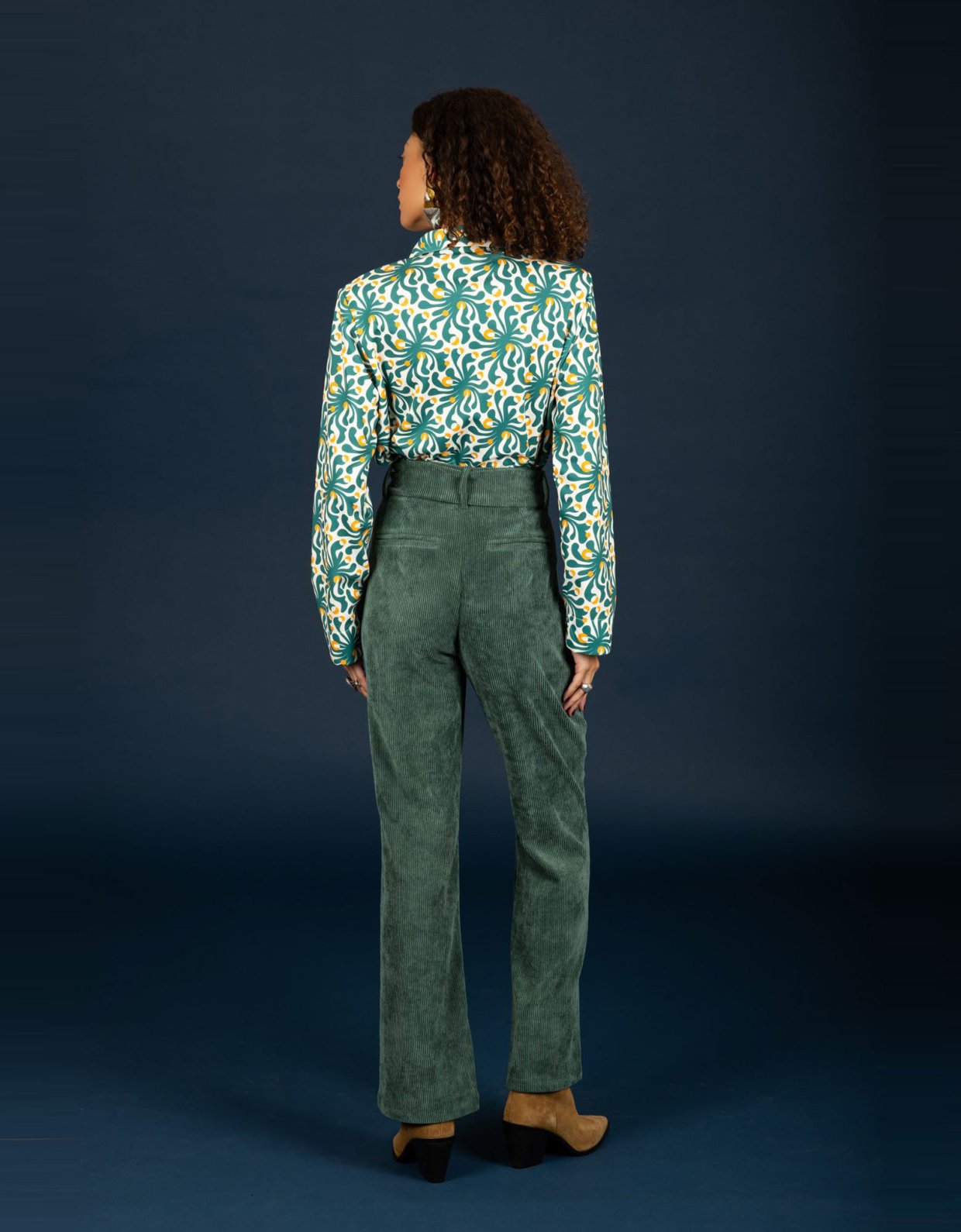 Chaton Morris pants forest