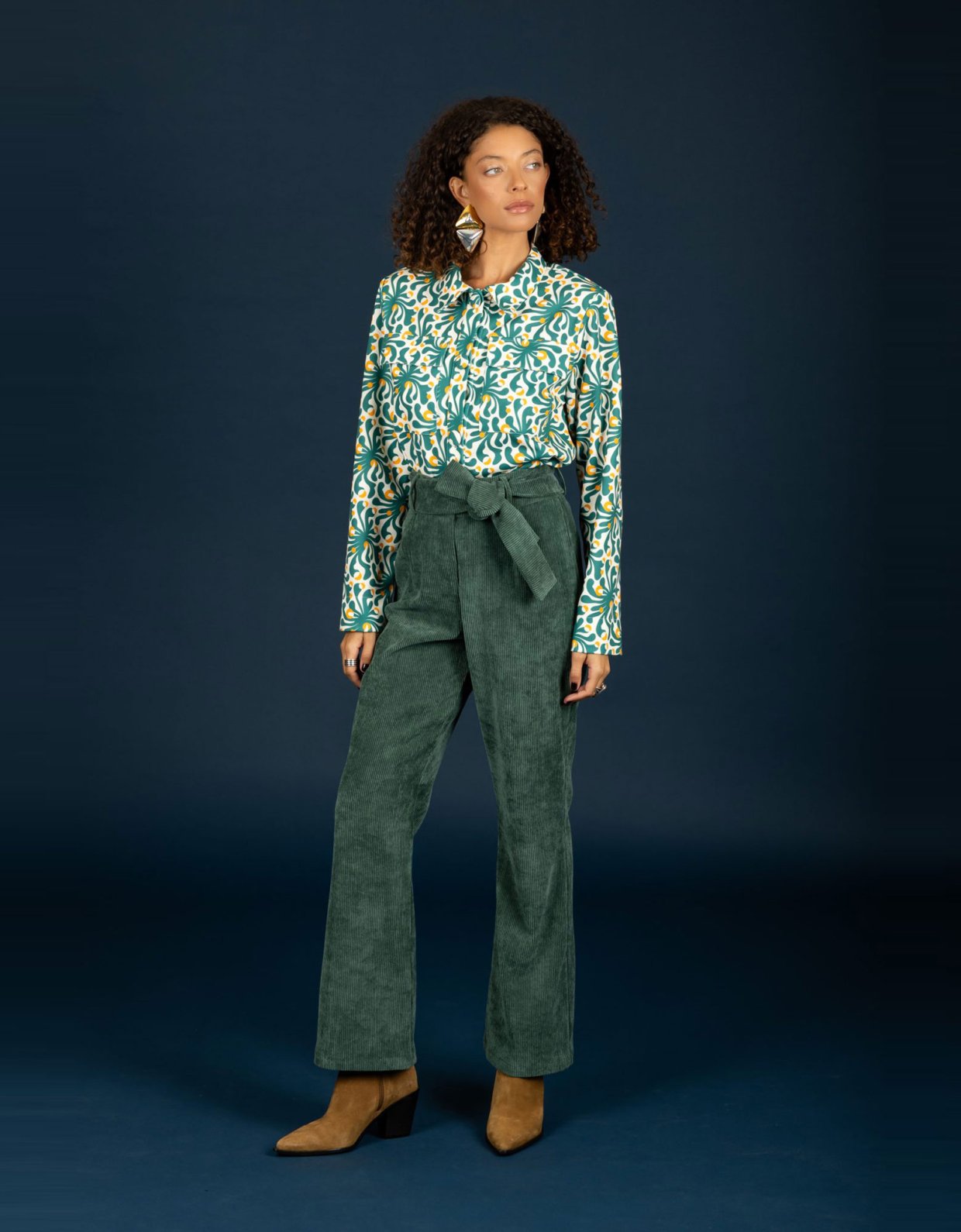Chaton Morris pants forest