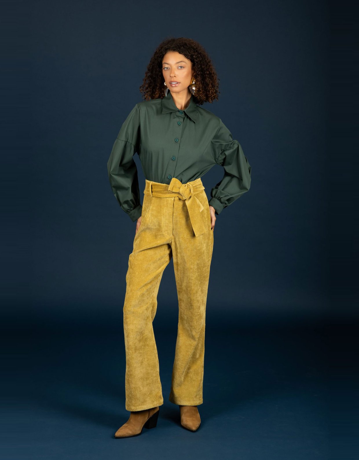 Chaton Morris pants olive beige