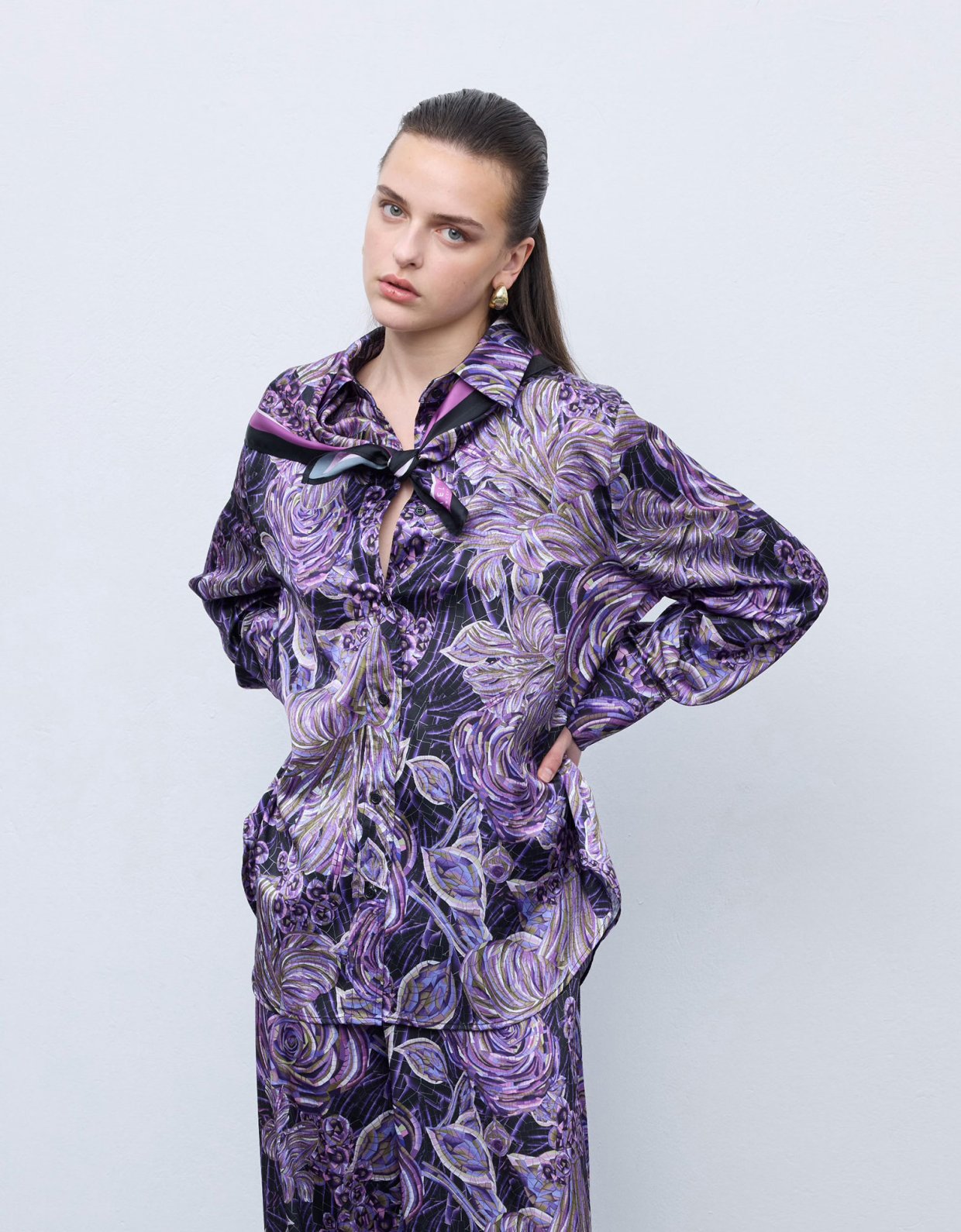 Ciel Concept Mosaic anthesis mauve pyjama set