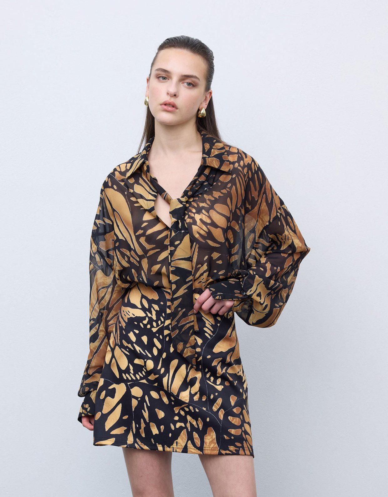 Ciel Concept Mosaic butterfly shirt