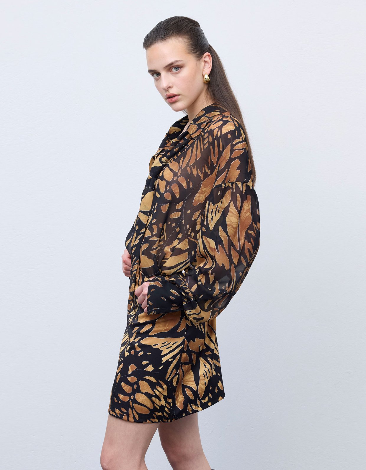 Ciel Concept Mosaic butterfly shirt