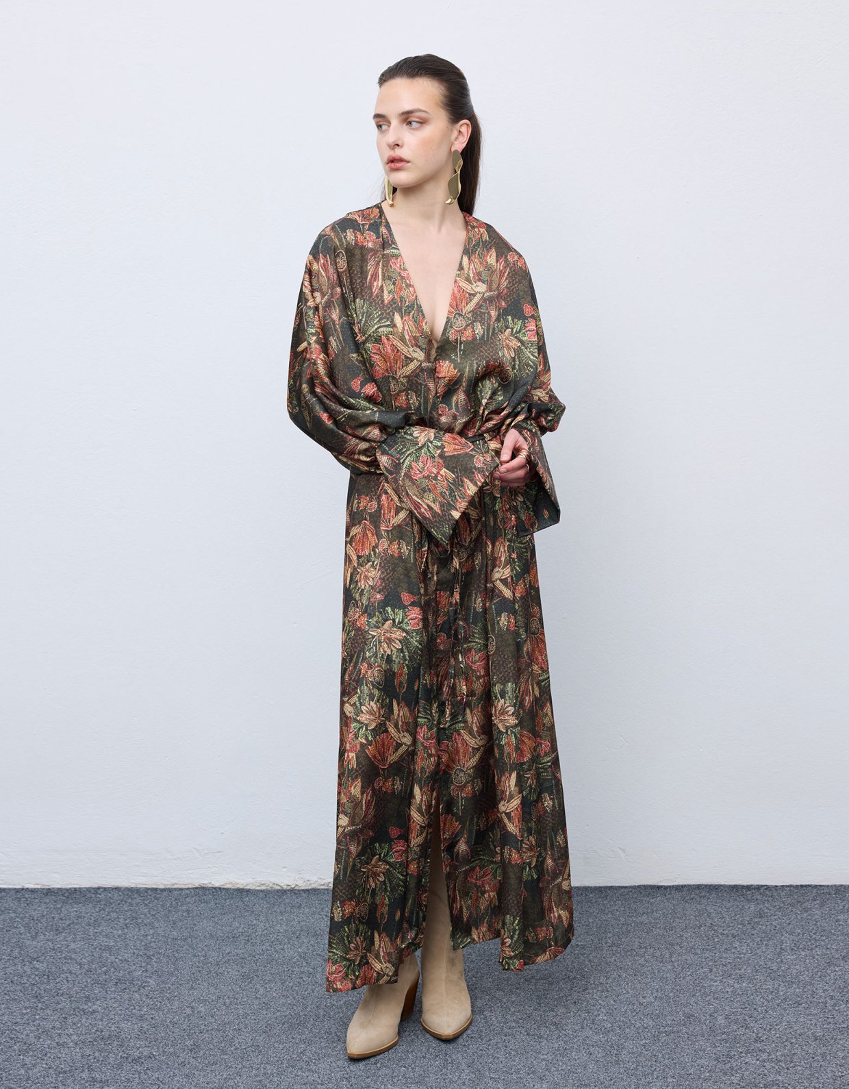 Ciel Concept Mosaic oasis midi dress