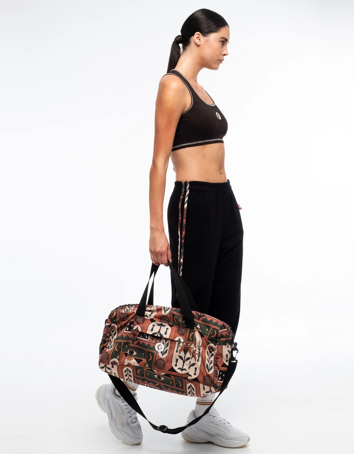 Peace and Chaos Mystic bloom sports bag