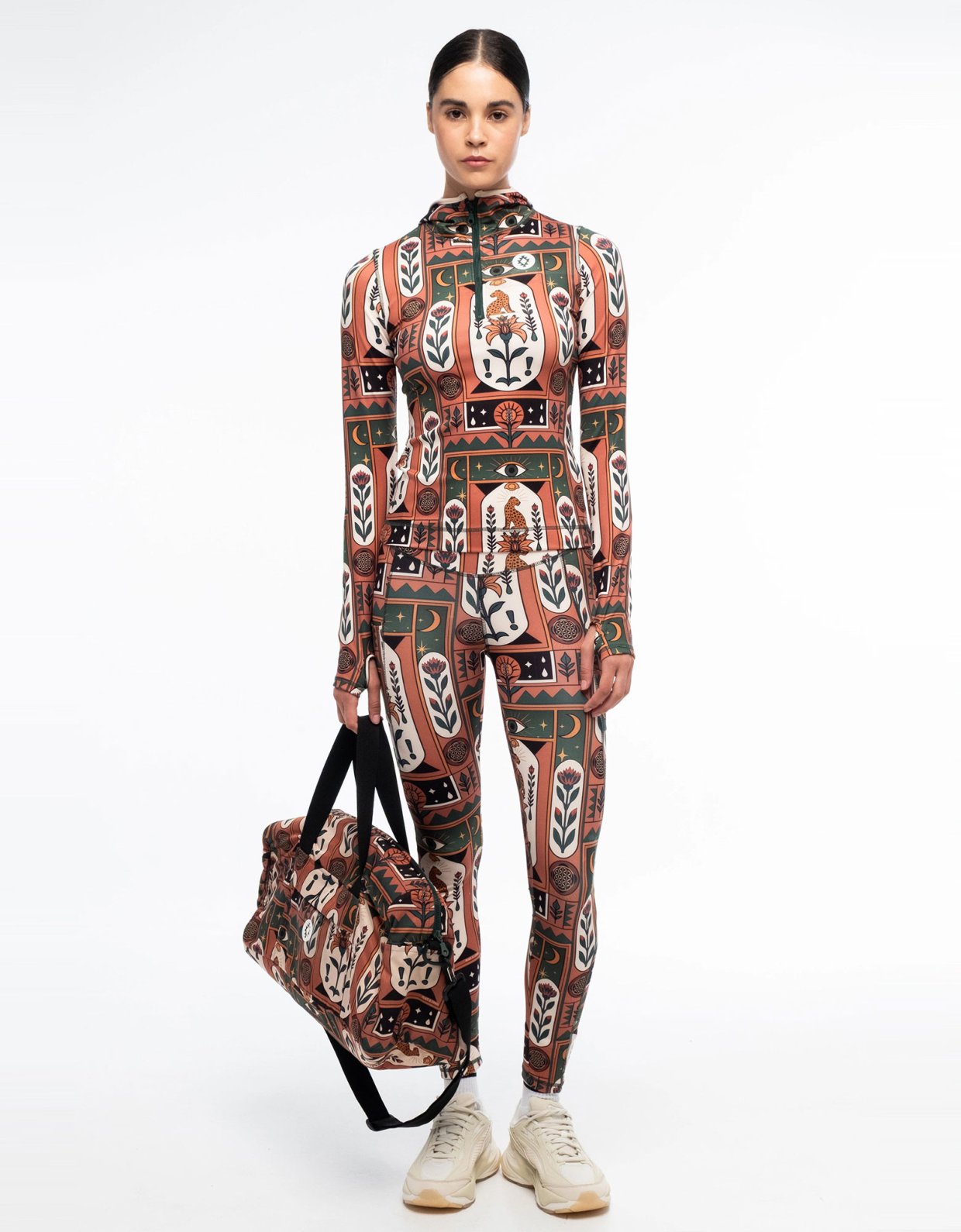 Peace and Chaos Mystic bloom sports bag