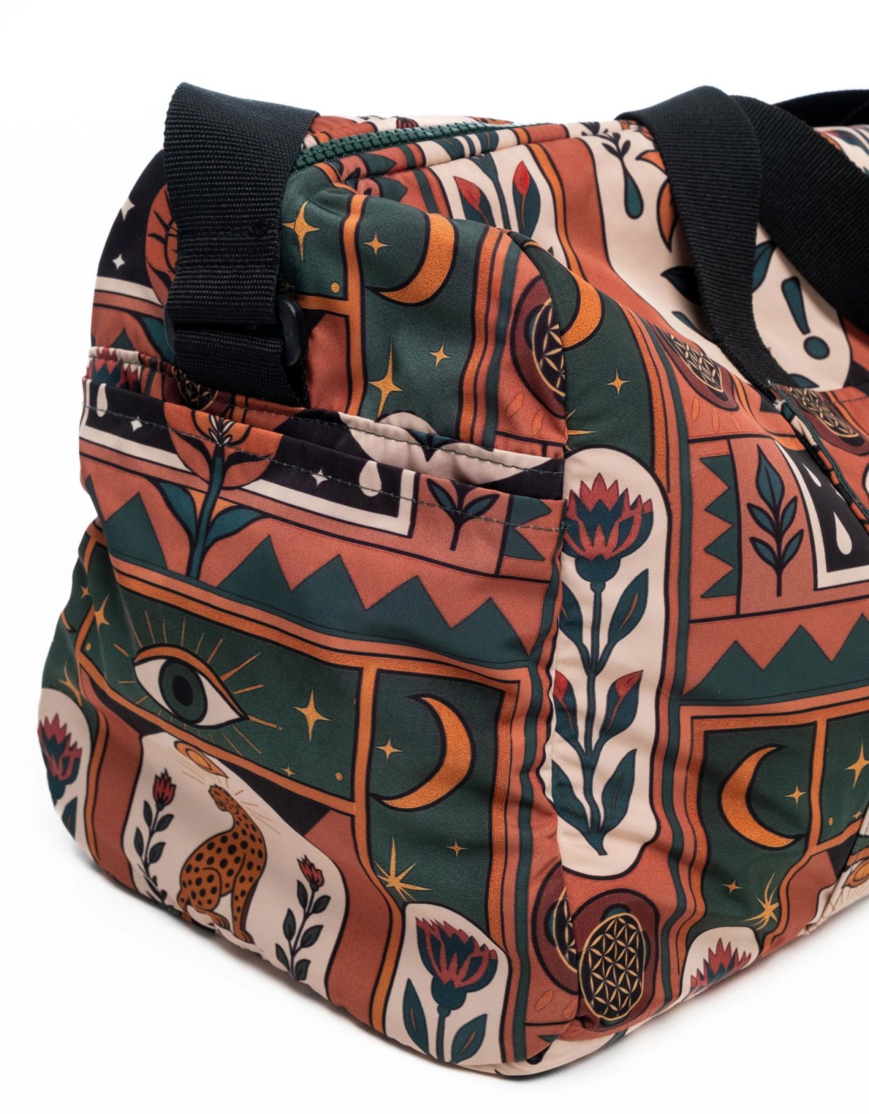 Peace and Chaos Mystic bloom sports bag