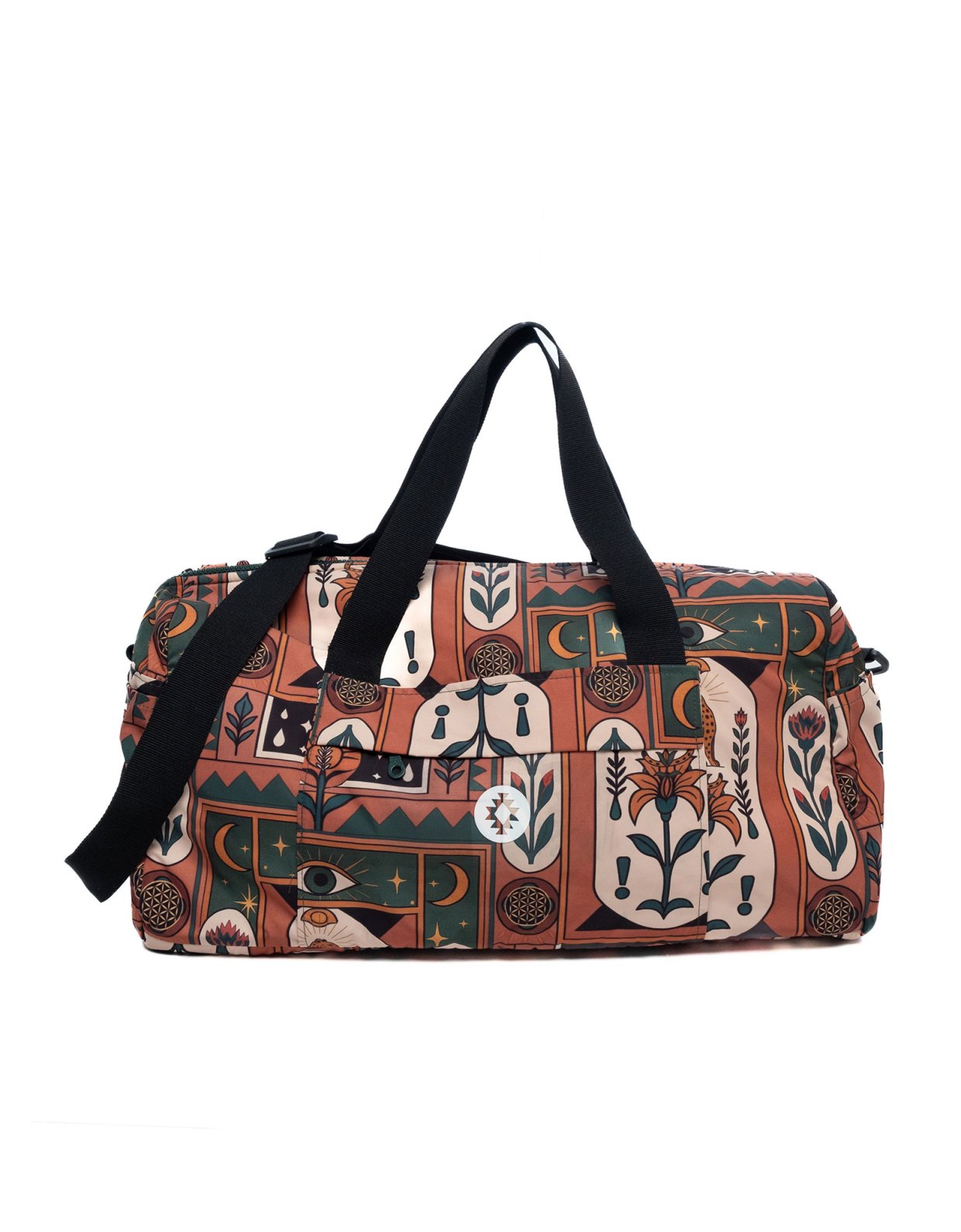 Peace and Chaos Mystic bloom sports bag