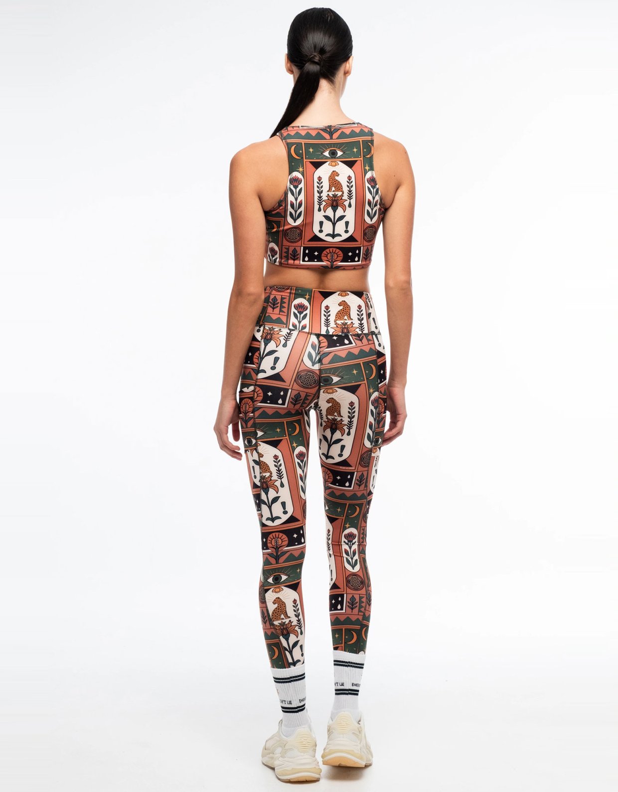 Peace and Chaos Mystic bloom sports leggings