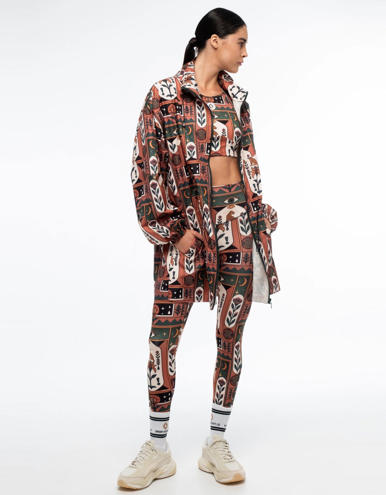 Peace and Chaos Mystic bloom sports leggings