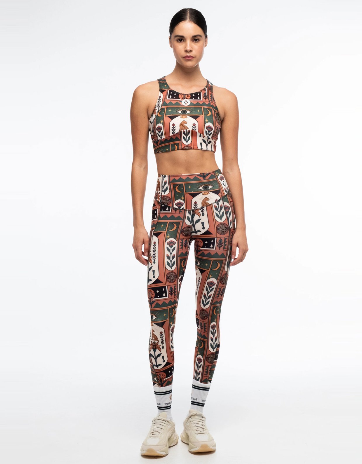 Peace and Chaos Mystic bloom sports leggings