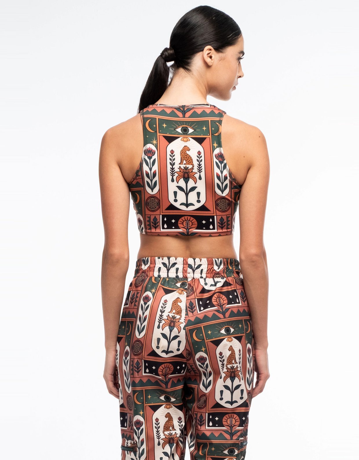 Peace and Chaos Mystic bloom sports top
