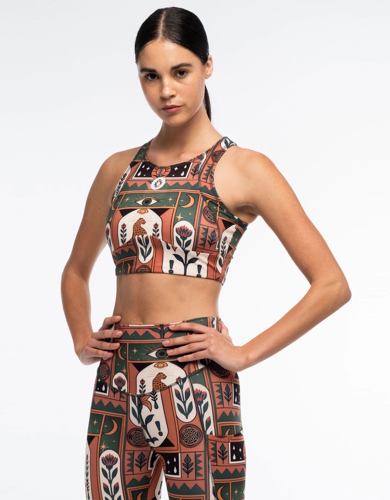 Peace and Chaos Mystic bloom sports top