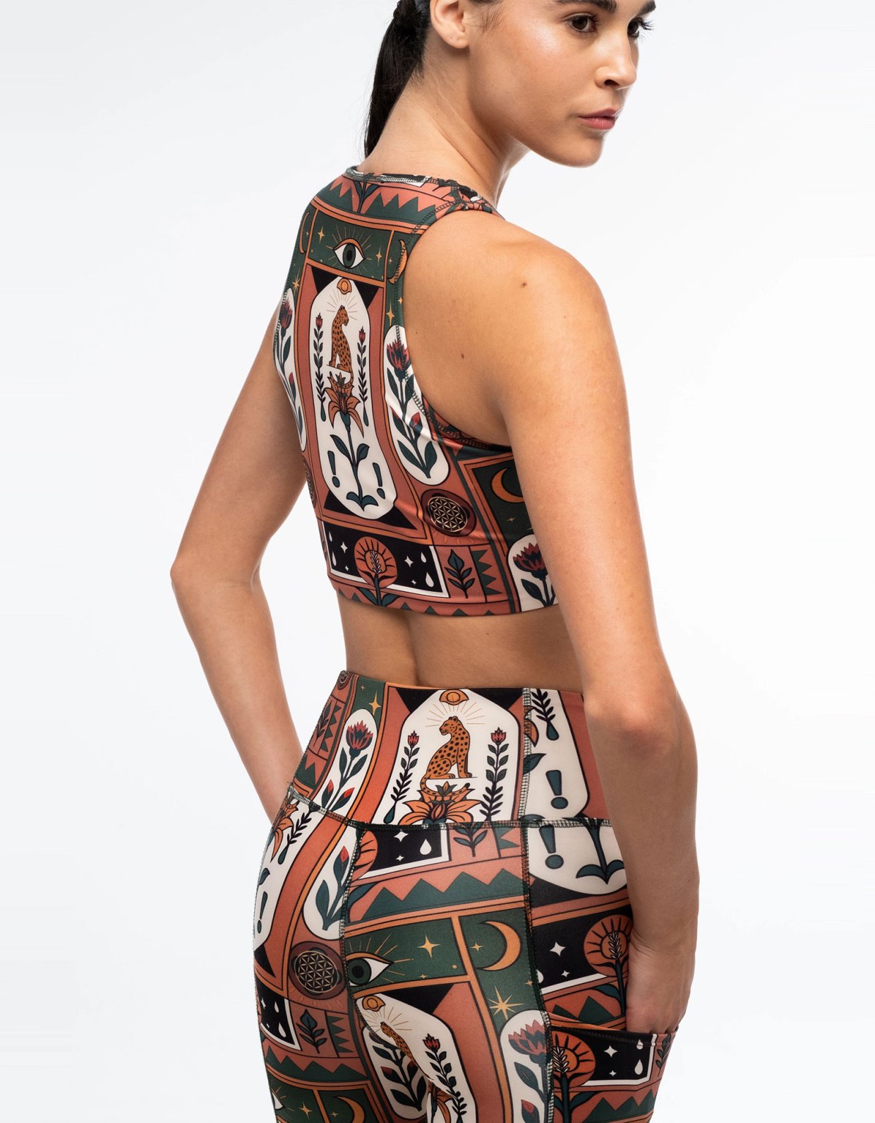 Peace and Chaos Mystic bloom sports top