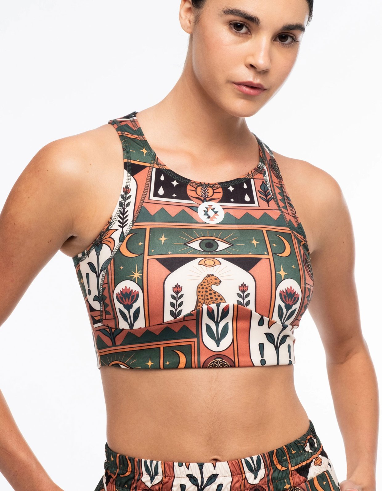 Peace and Chaos Mystic bloom sports top