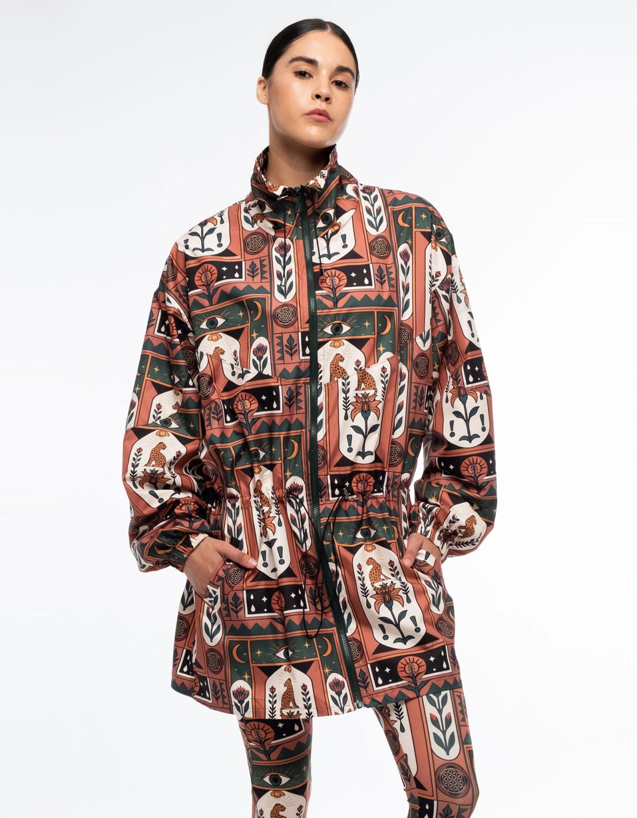 Peace and Chaos Mystic bloom track jacket