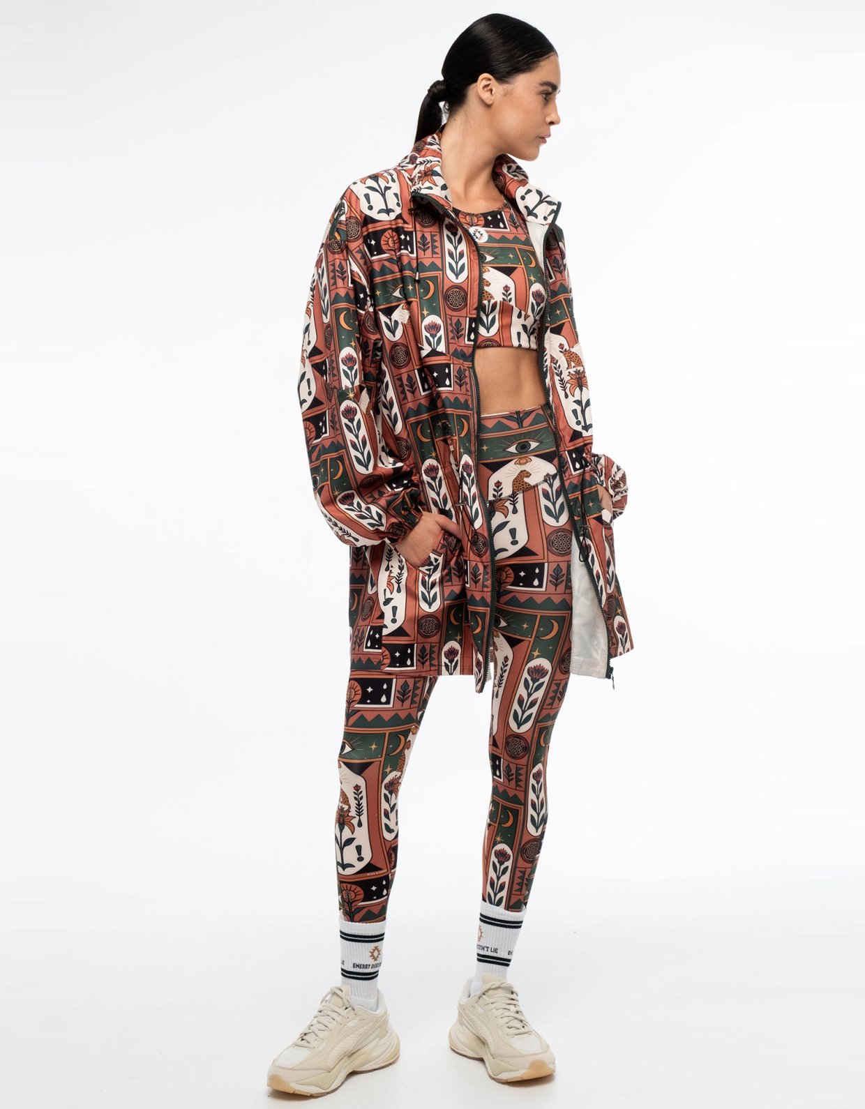 Peace and Chaos Mystic bloom track jacket