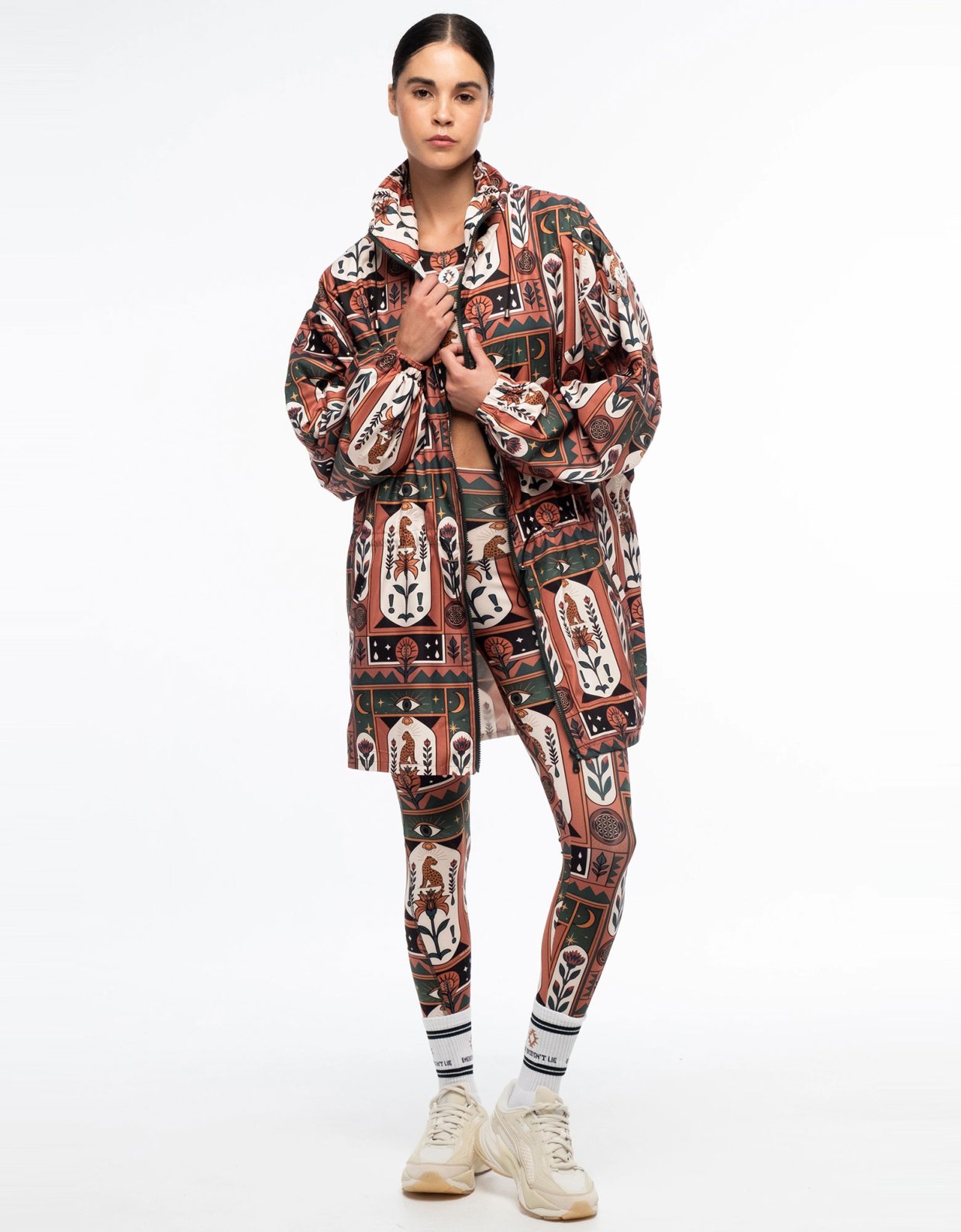 Peace and Chaos Mystic bloom track jacket