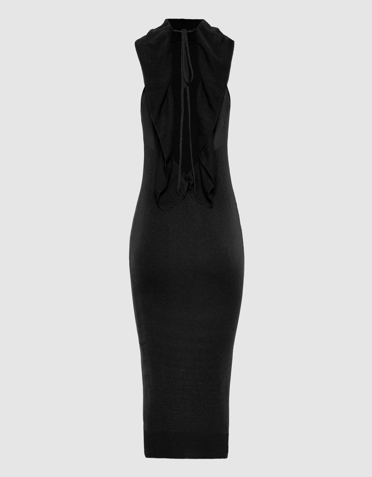 Nadia Rapti No. 26 Knitted midi dress black