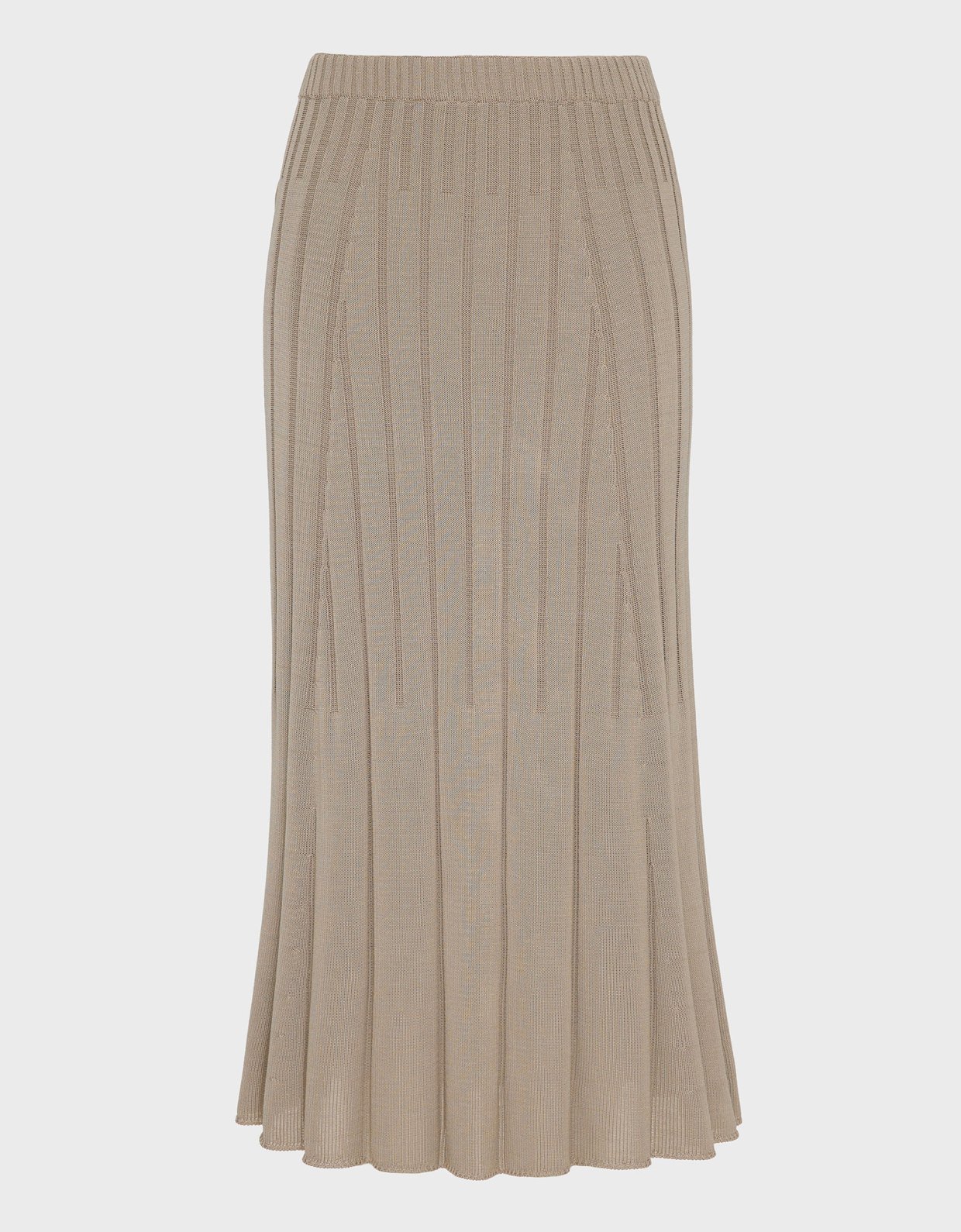 Nadia Rapti Femme knitted skirt greige