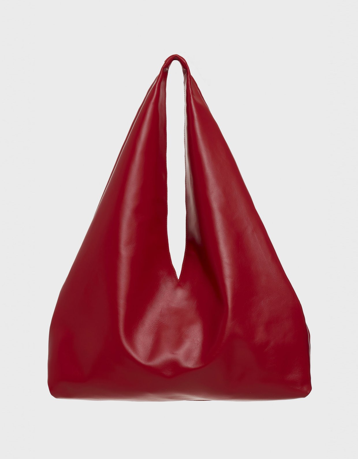 Nadia Rapti Sin leather bag red