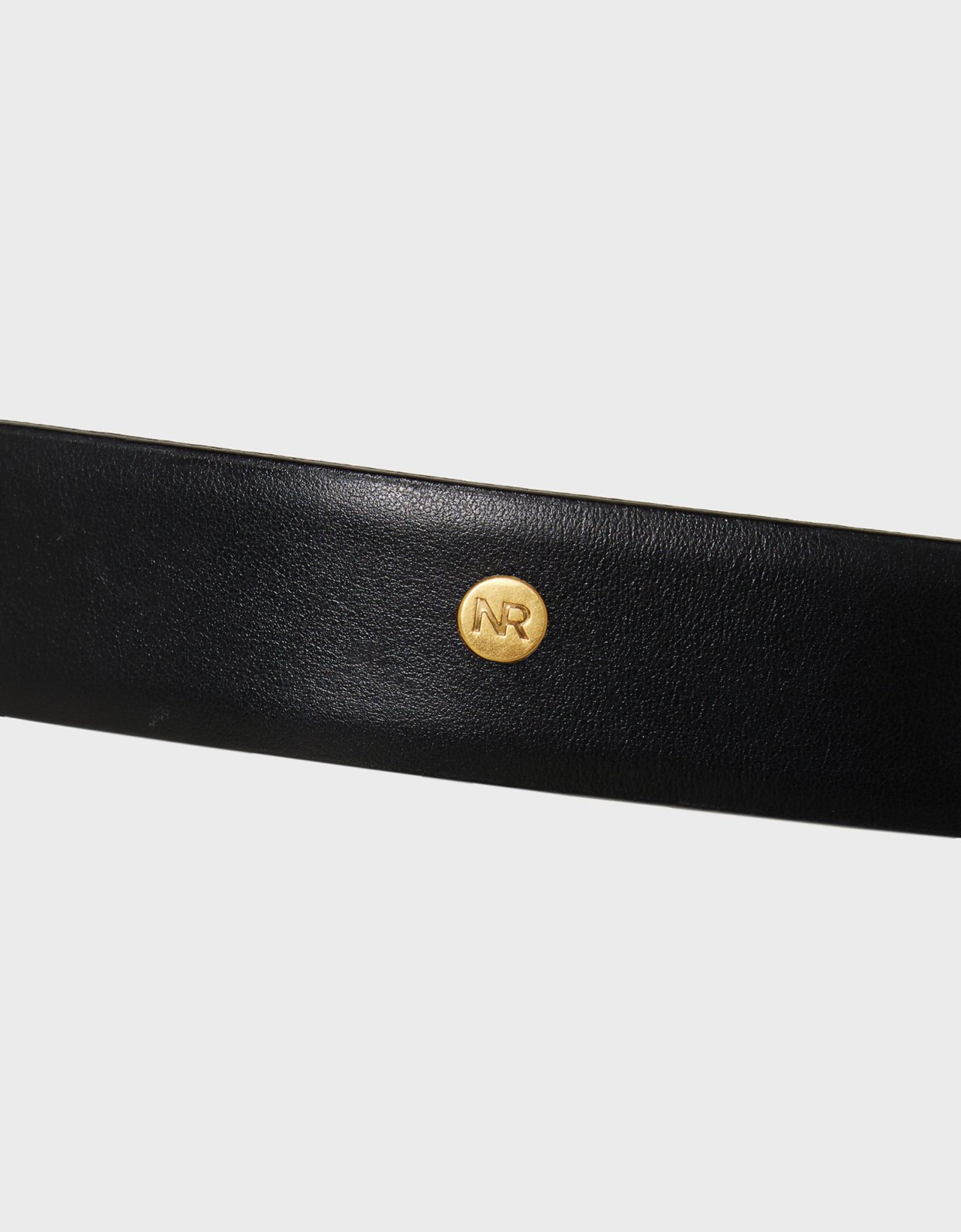 Nadia Rapti Thea leather belt black