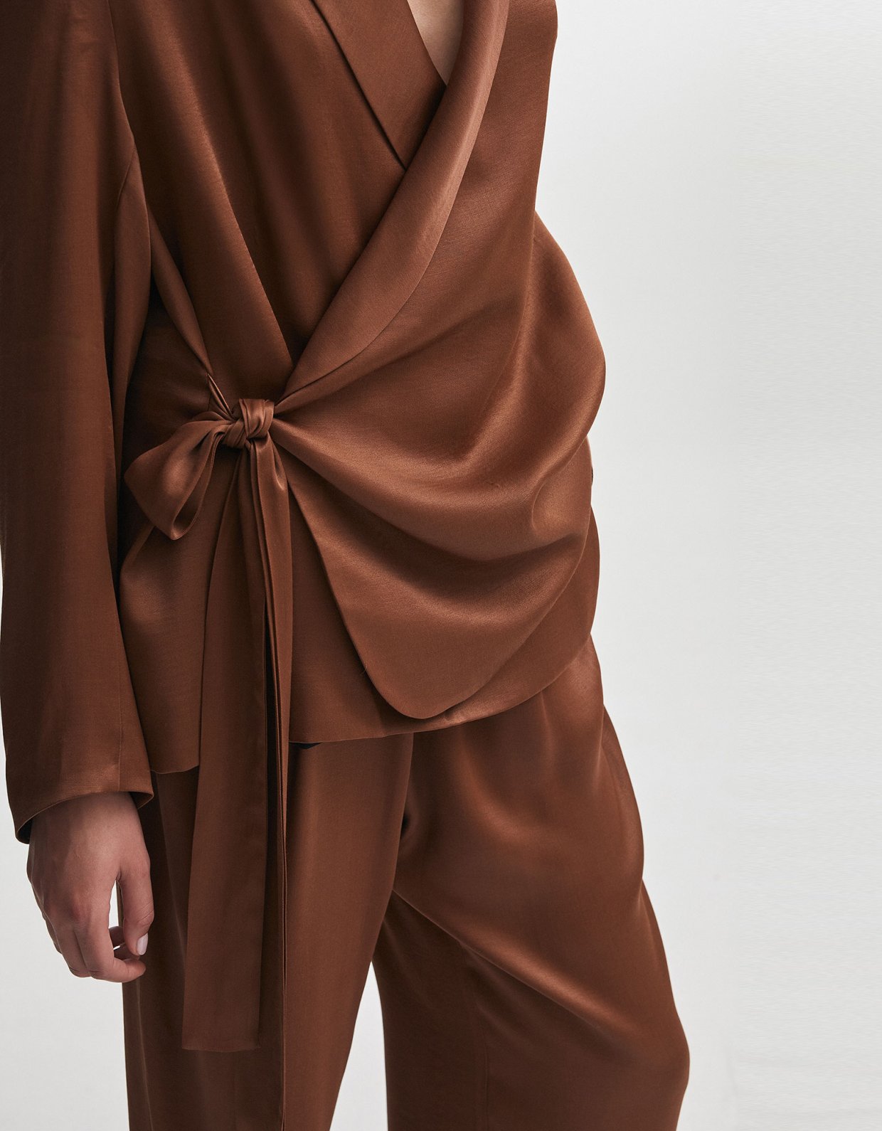 Nadia Rapti Espresso blazer brown