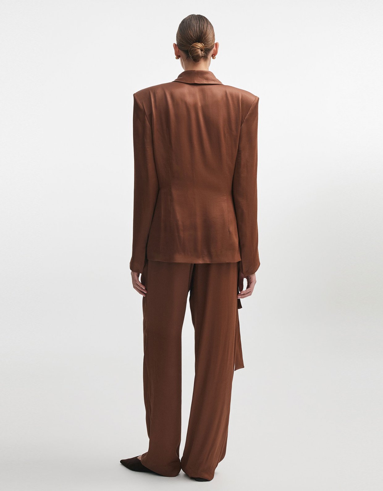 Nadia Rapti Espresso trousers brown