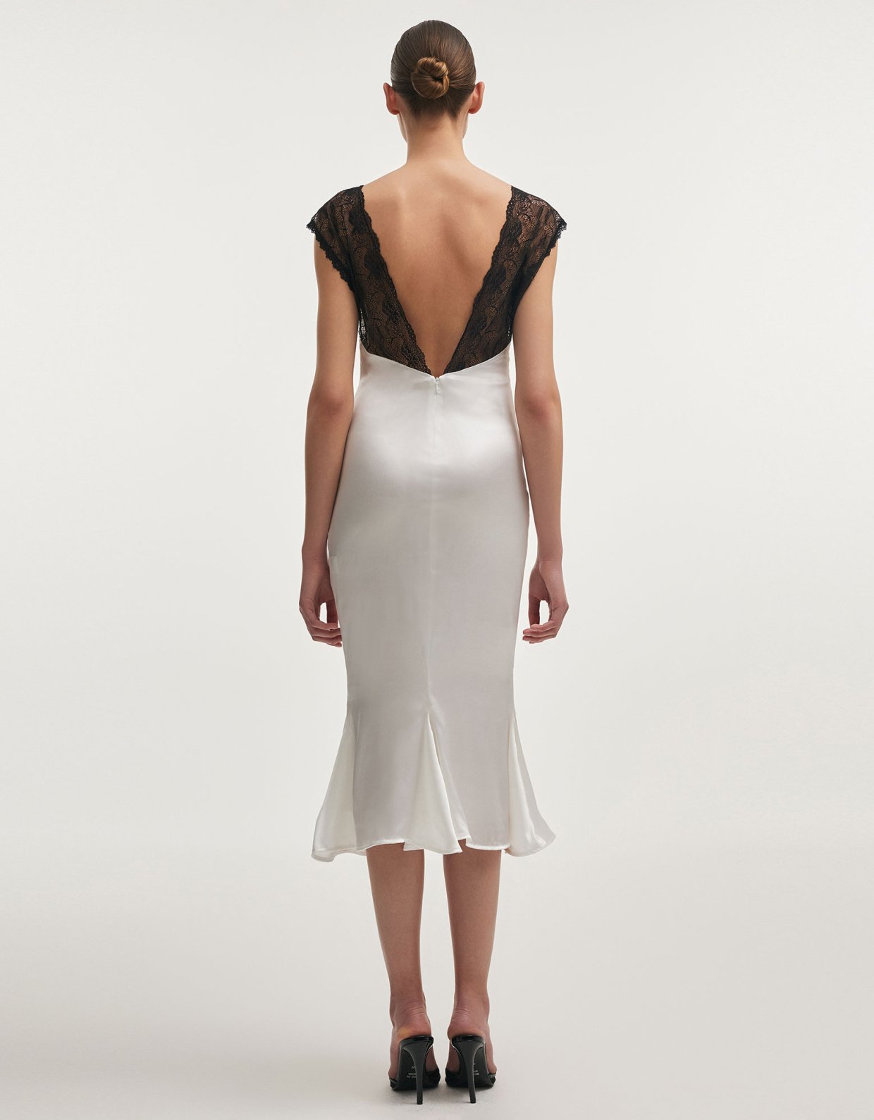 Nadia Rapti Naia midi dress white