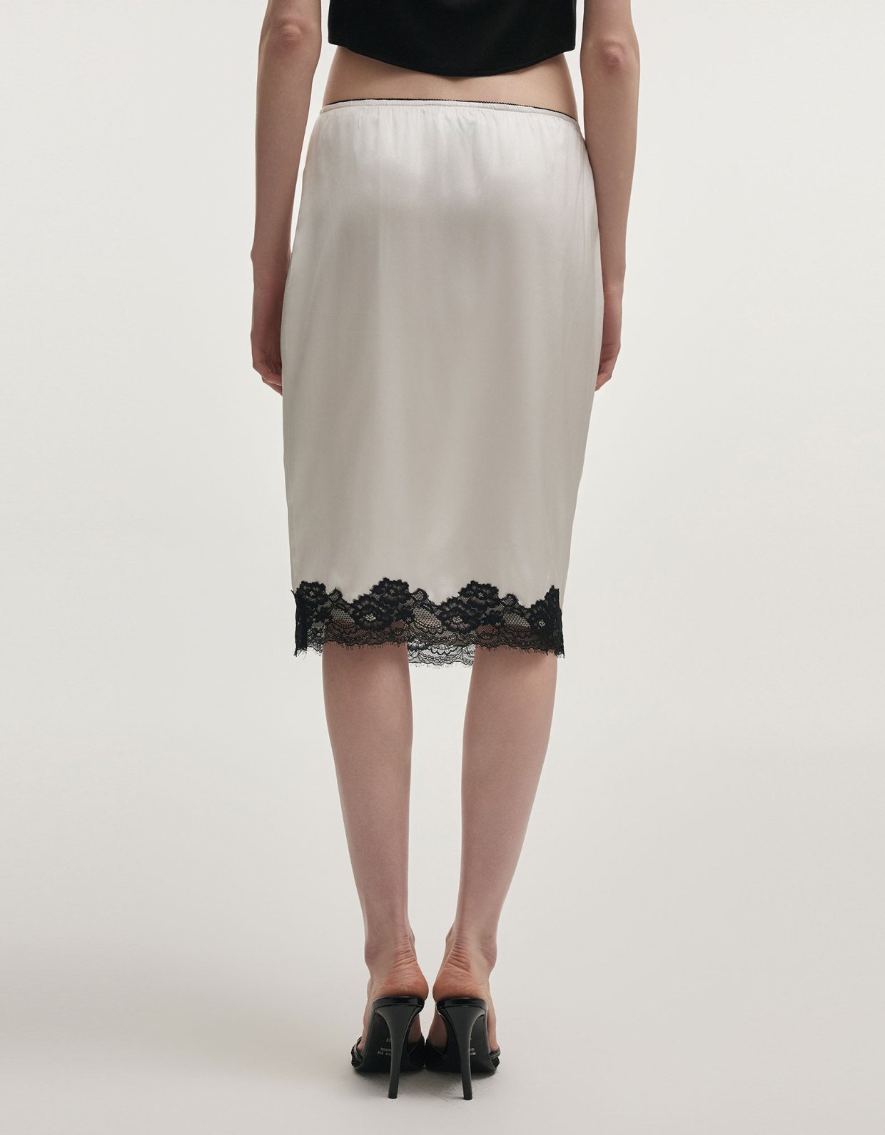 Nadia Rapti Naia midi skirt white