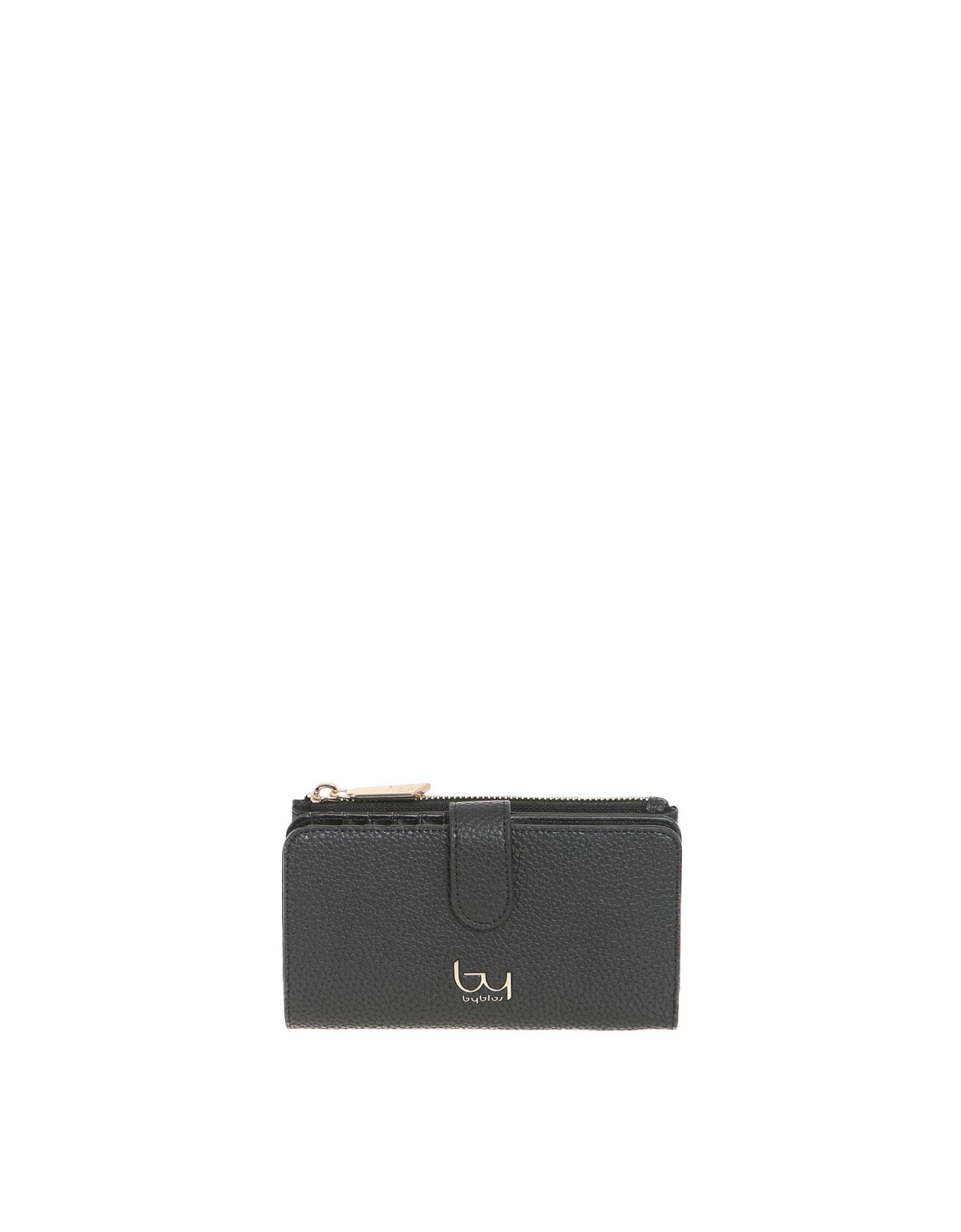 By Byblos Naos zip around wallet black