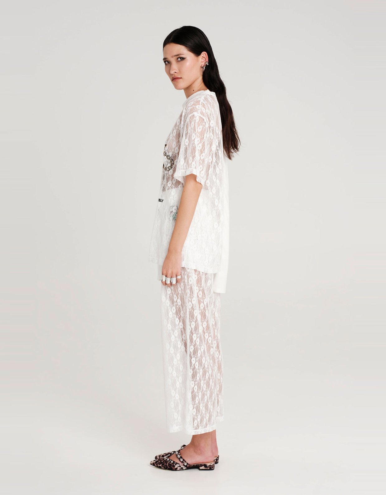 Peace and Chaos Naturalistic lace pants