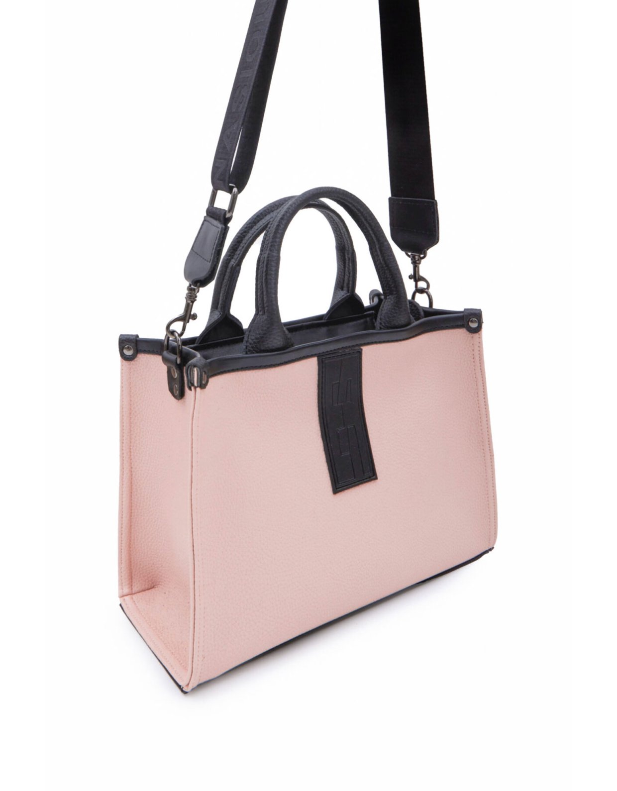 Elena Athanasiou In the name cross tote mini bag pink
