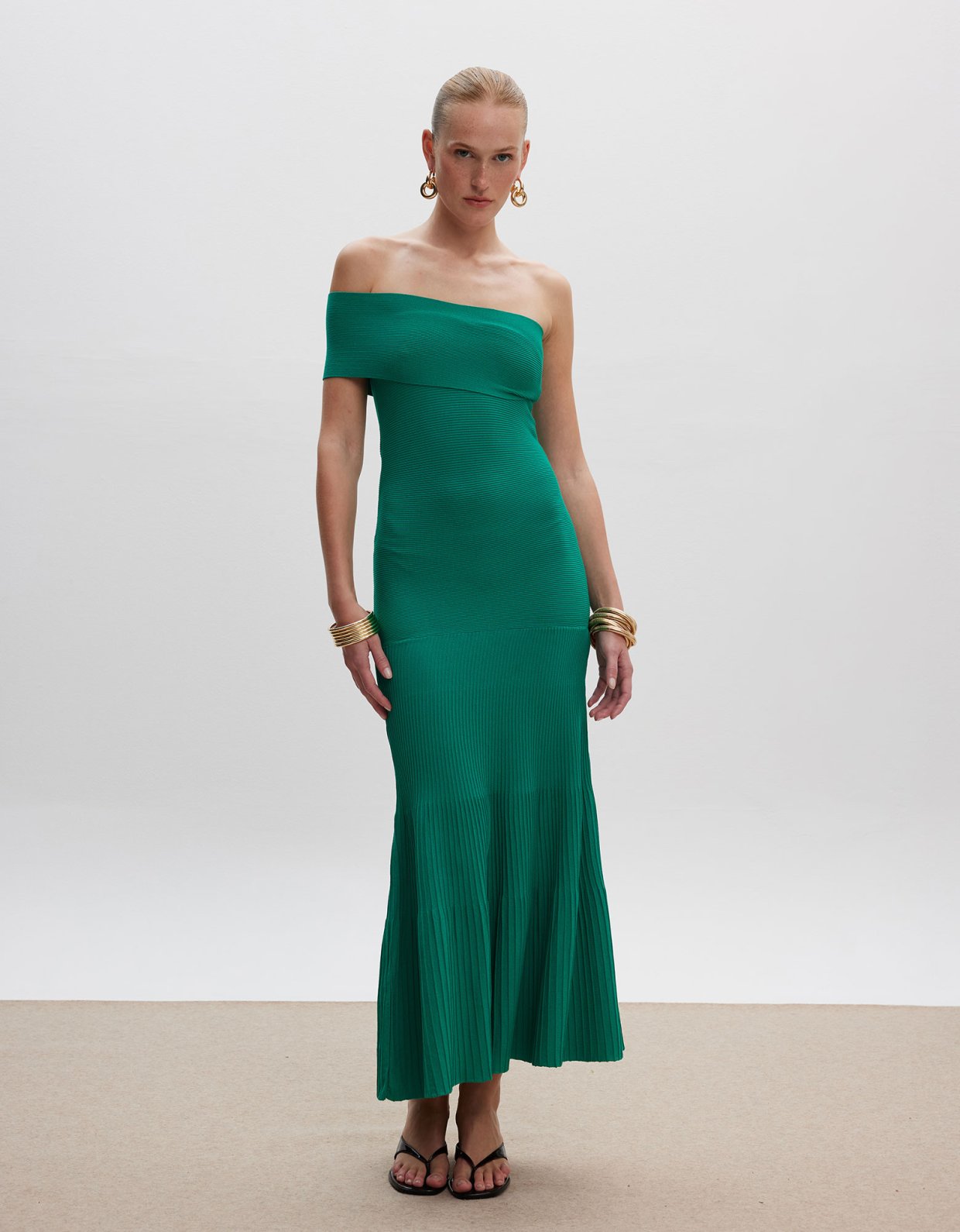 Ciel Concept Nikol knit dress green